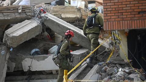 82 rescatistas de Israel se suman a la búsqueda de sobrevivientes en Cali, agosto 16 de 2026.