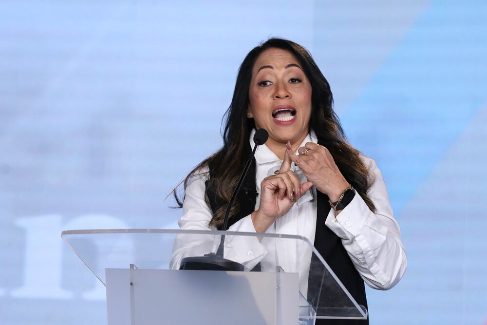 Debate Candidatos Vicepresidencia Marelen Castillo