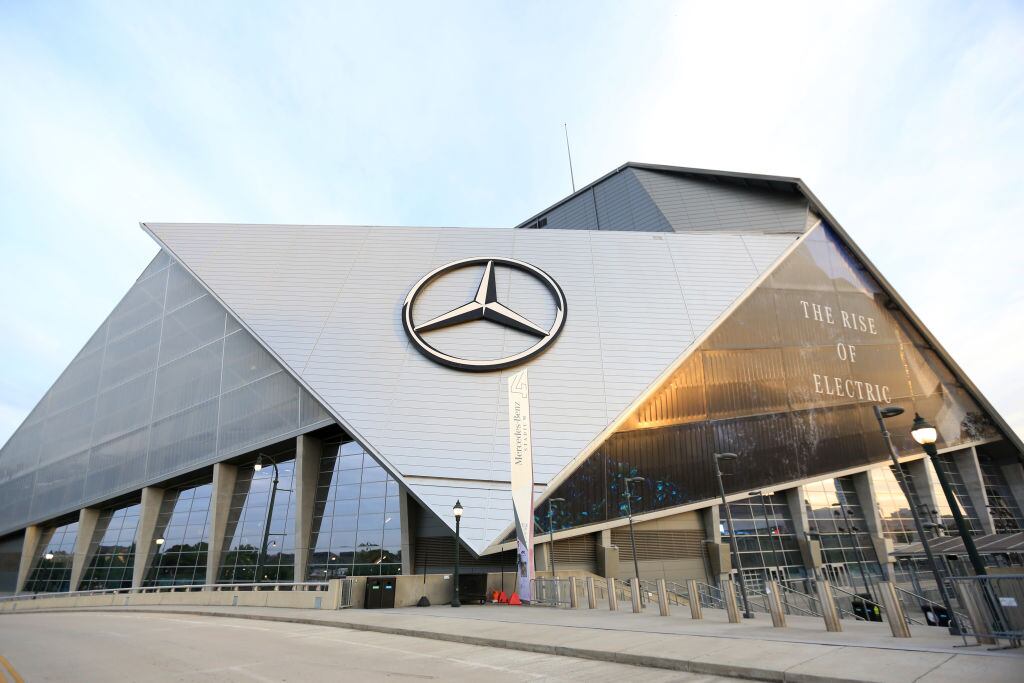 ATLANTA, GEORGIA - JUNE 19: General view of Mercedes-Benz Stadium a day before the opening match of Copa America USA 2024 between Argentina and Canada on June 19, 2024 in Atlanta, Georgia. (Photo by Fernando de Dios/Getty Images)