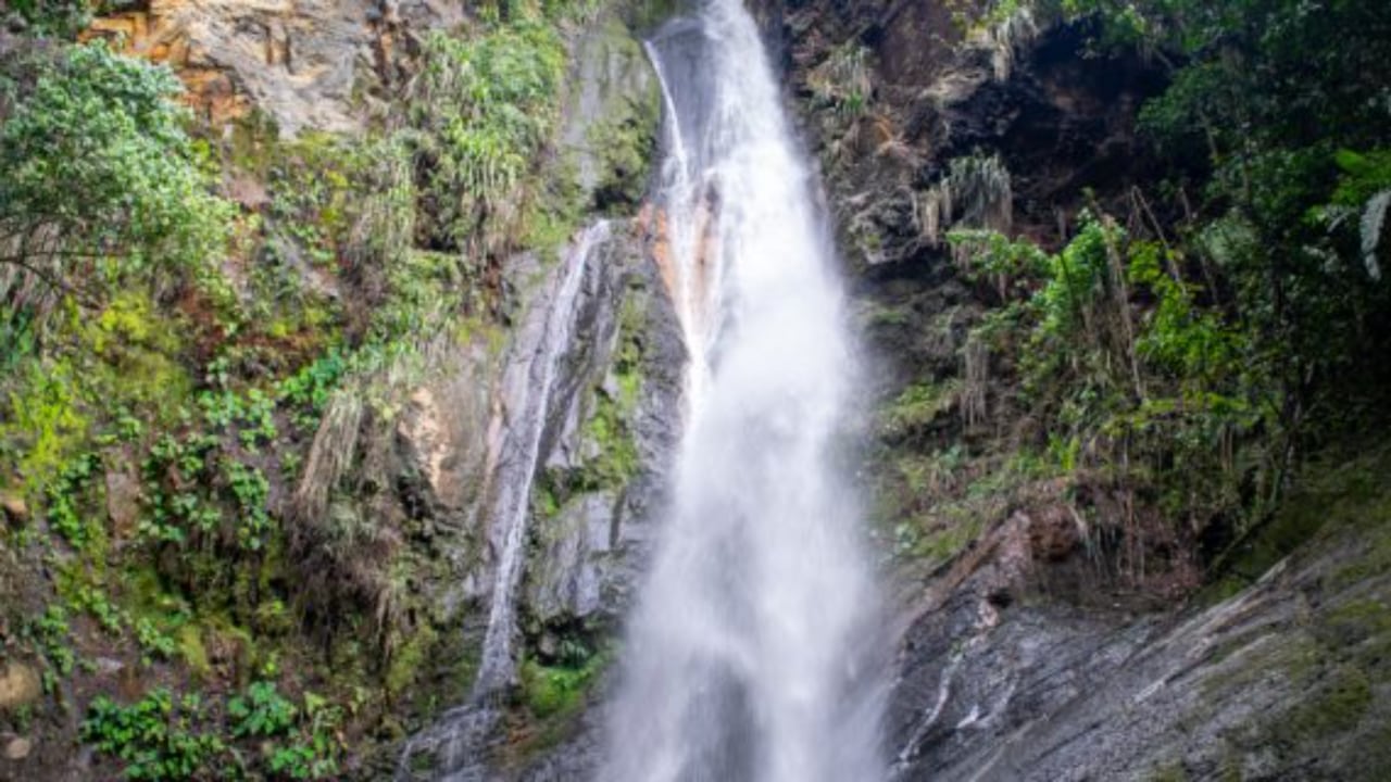 Cascada La Tunera, en Pauna, Boyacá