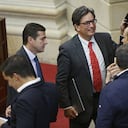 Alberto Carrasquilla (centro), Ministro de Hacienda. Foto: Guillermo Torres-Semana.