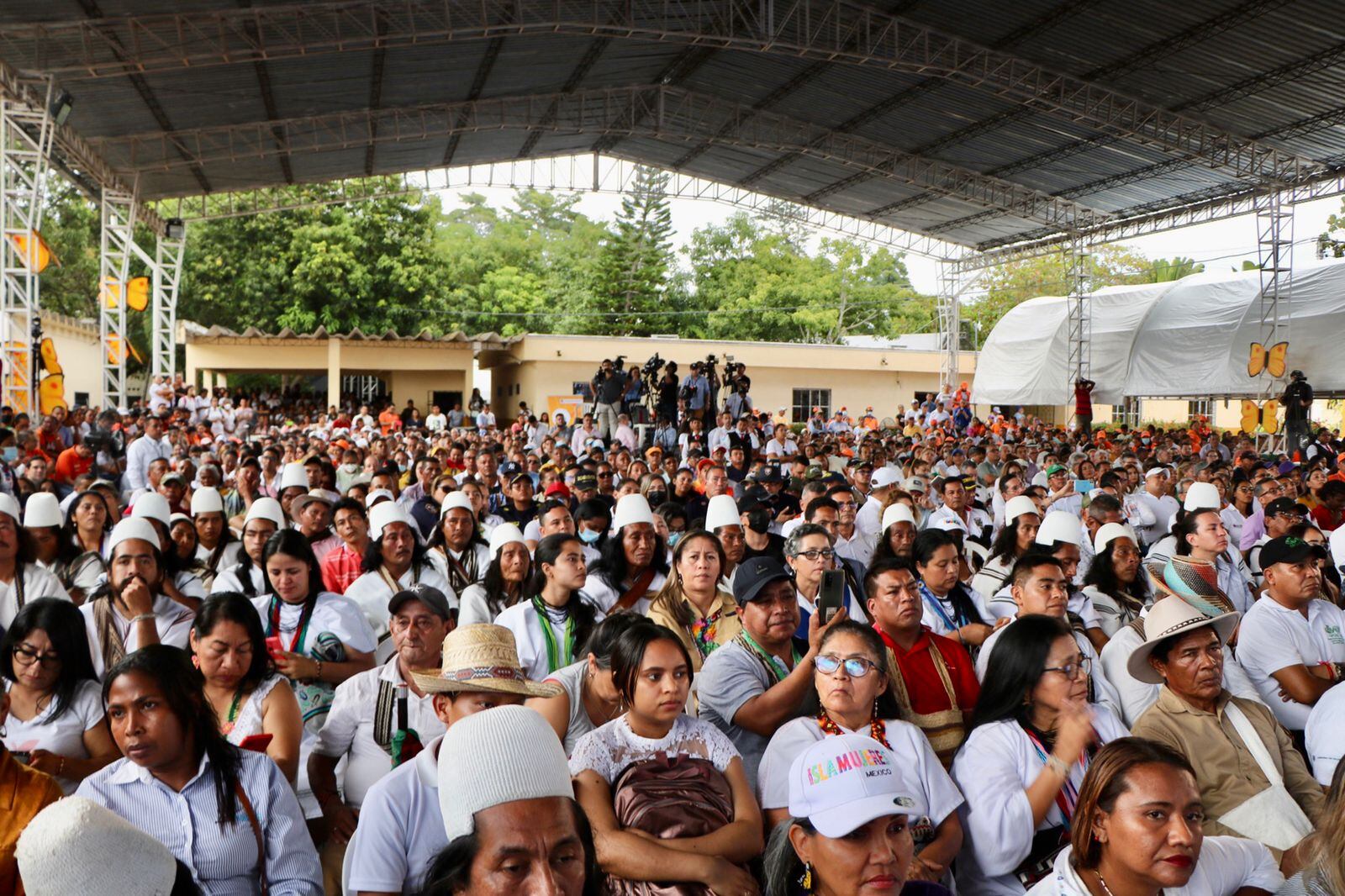 Pueblos indígenas en el lanzamiento del Programa de Salud Preventivo y Predictivo, Tu Programa de Salud Territorial.