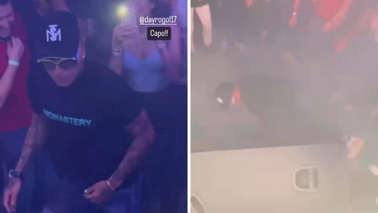 Dayro Moreno en rumba tras el juego que dio la clasificación a Once Caldas