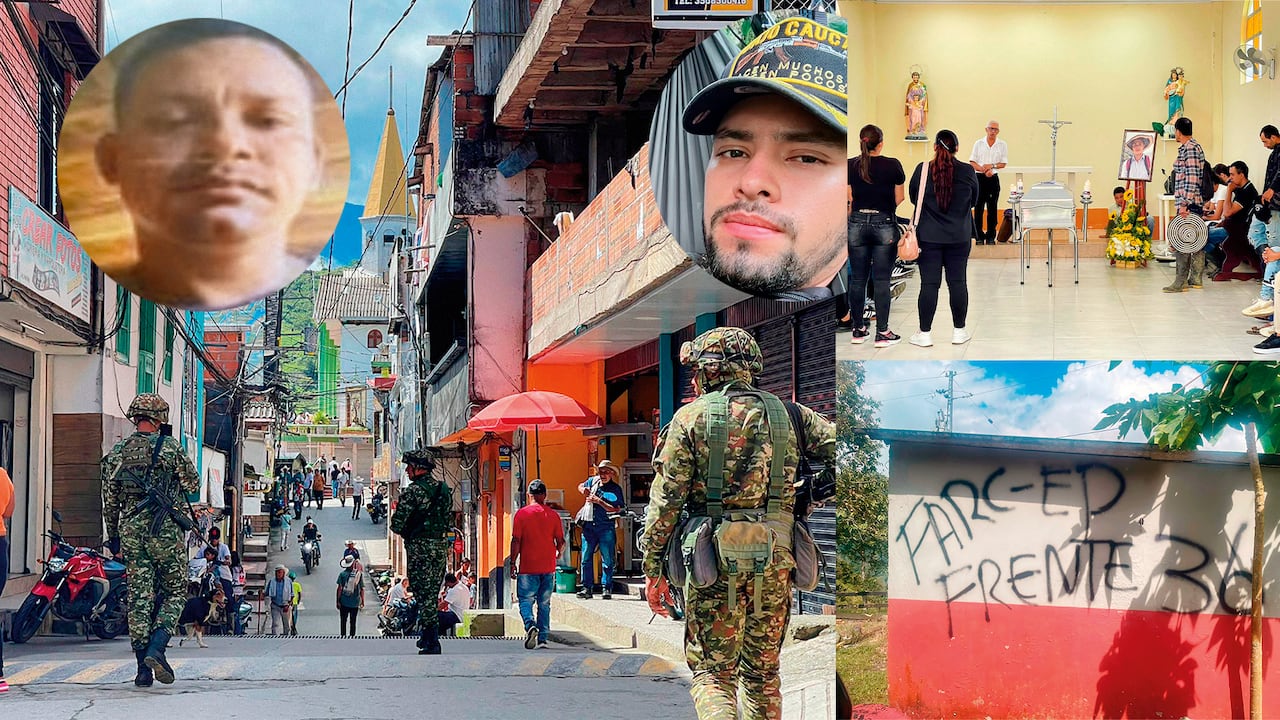 En el casco urbano de Briceño están todas las familias desplazadas de las veredas y corregimientos. Según la Alcaldía, no hay capacidad para atender a tantas personas.