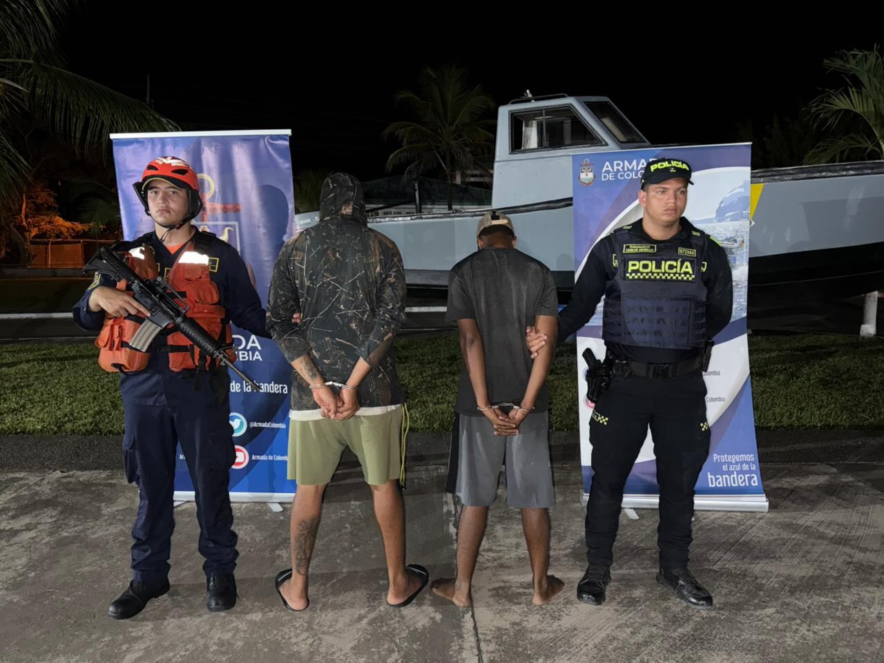 Capturados por tráfico de migrantes en el Chocó.