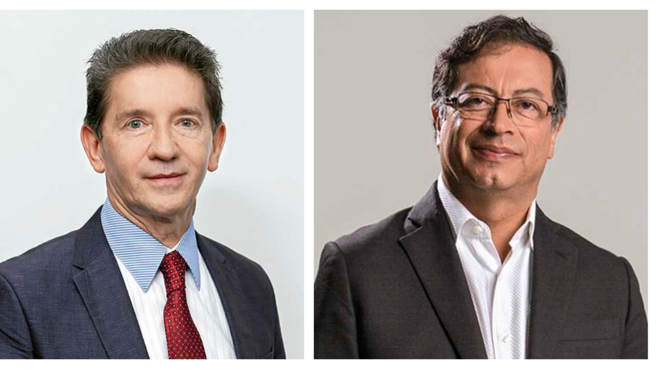 Luis Pérez y Gustavo Petro.