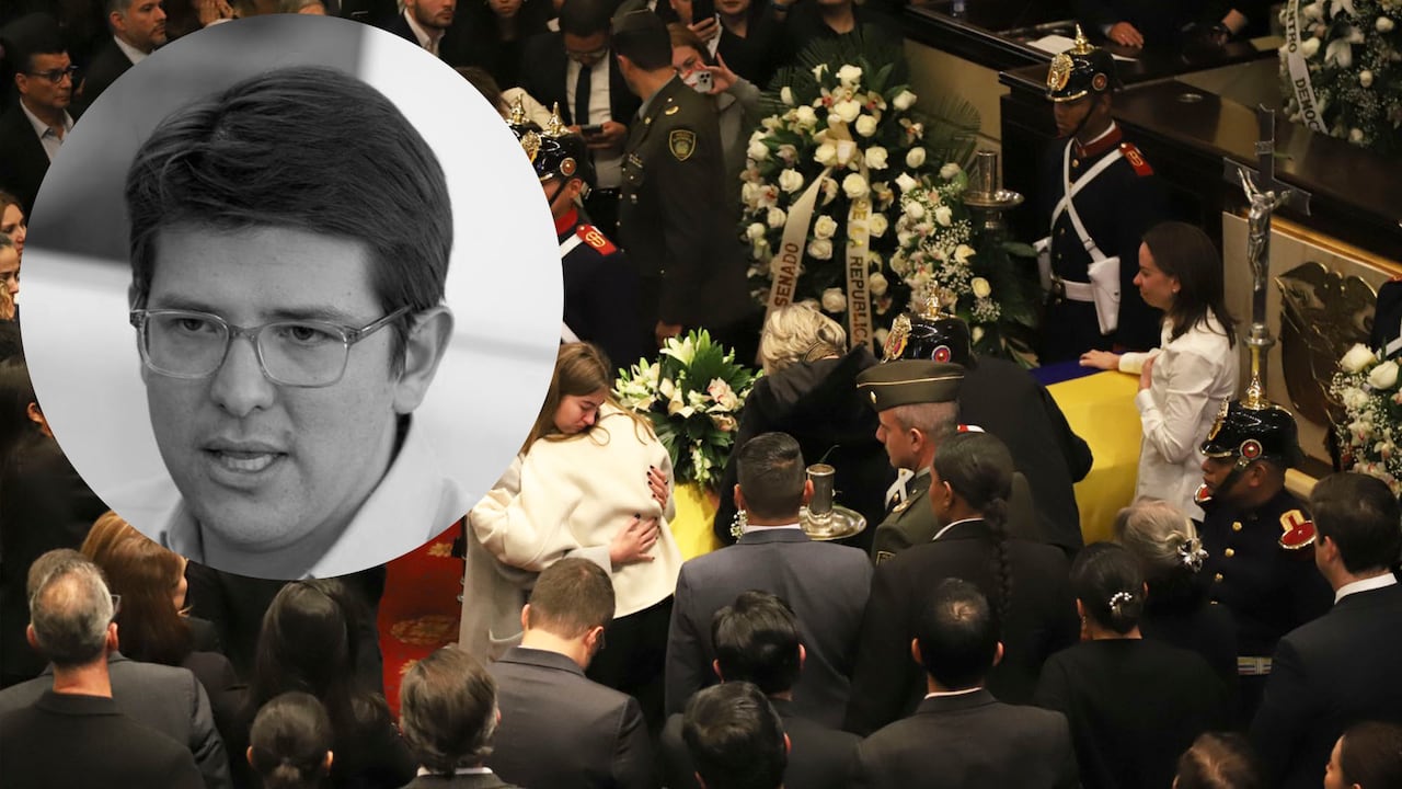 Velorio de Miguel Uribe Turbay.