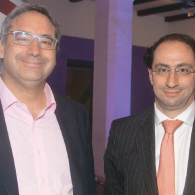 Carlos Enrique Cavelier y José Manuel Restrepo.