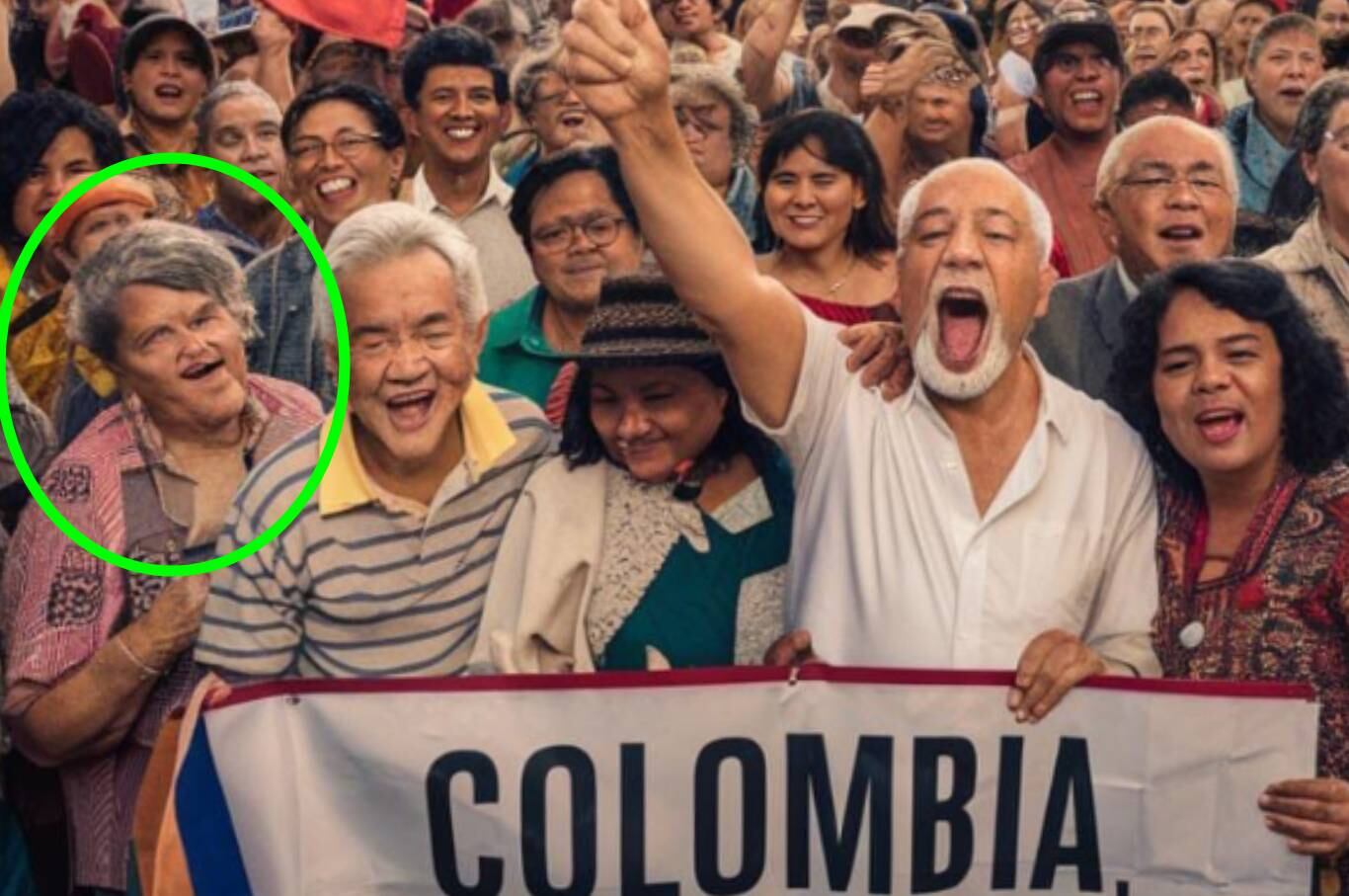 Errores en fotos creadas con IA que publicó Petro en su cuenta de X