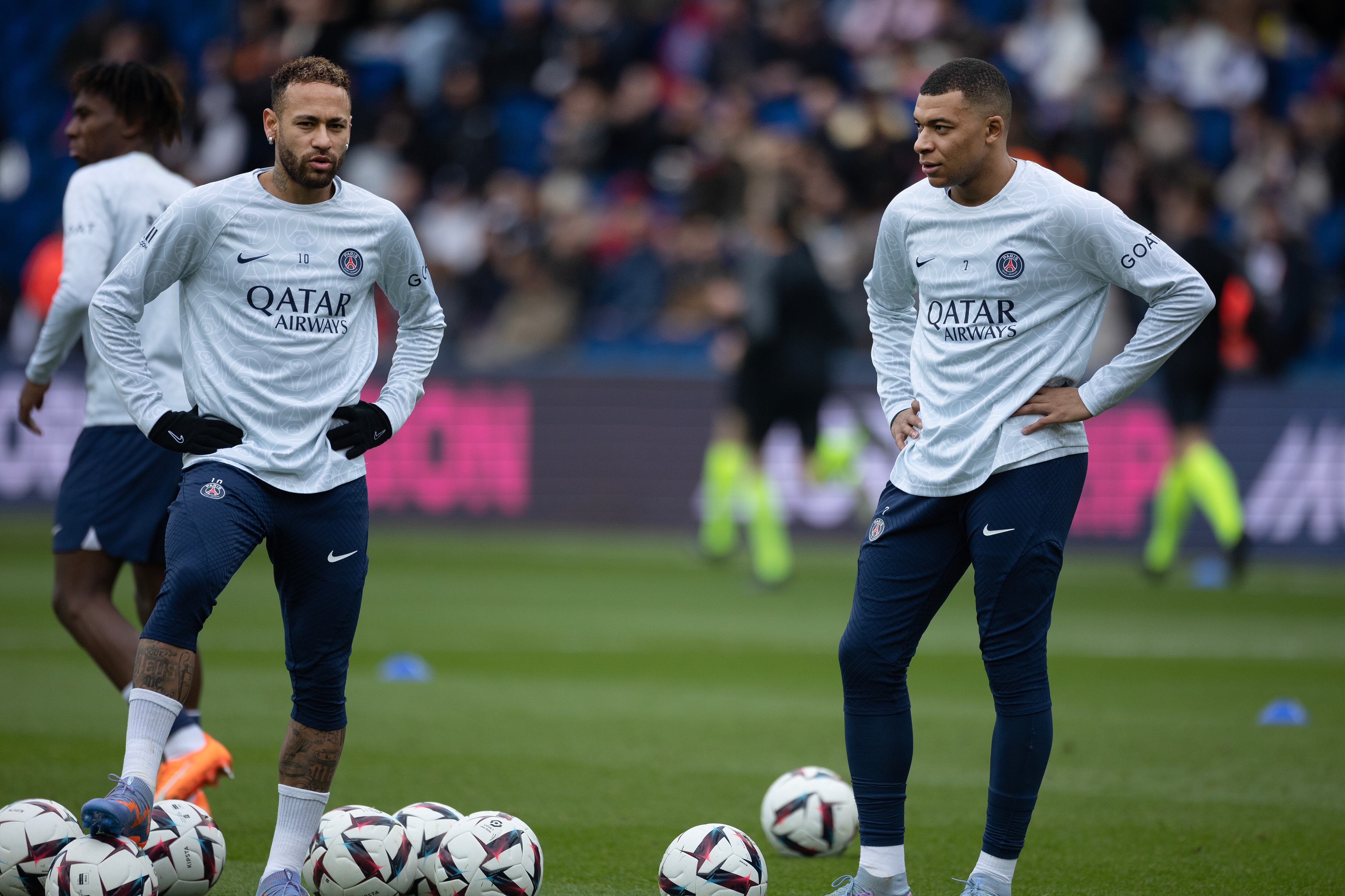 Neymar y Mbappé.