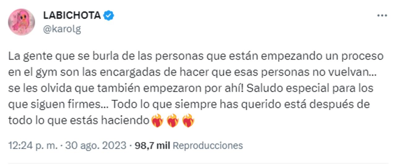 Foto: Instagram @karolg.