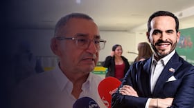 De izquierda a derecha: Luis Felipe Yagüé, “el señor de la panela”, y Abelardo De La Espriella, presidente electo de Colombia