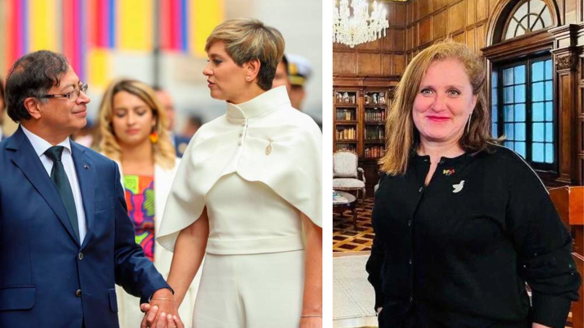 Gustavo Petro y Verónica Alcócer conocen a Eva Ferrer hace más de diez años.