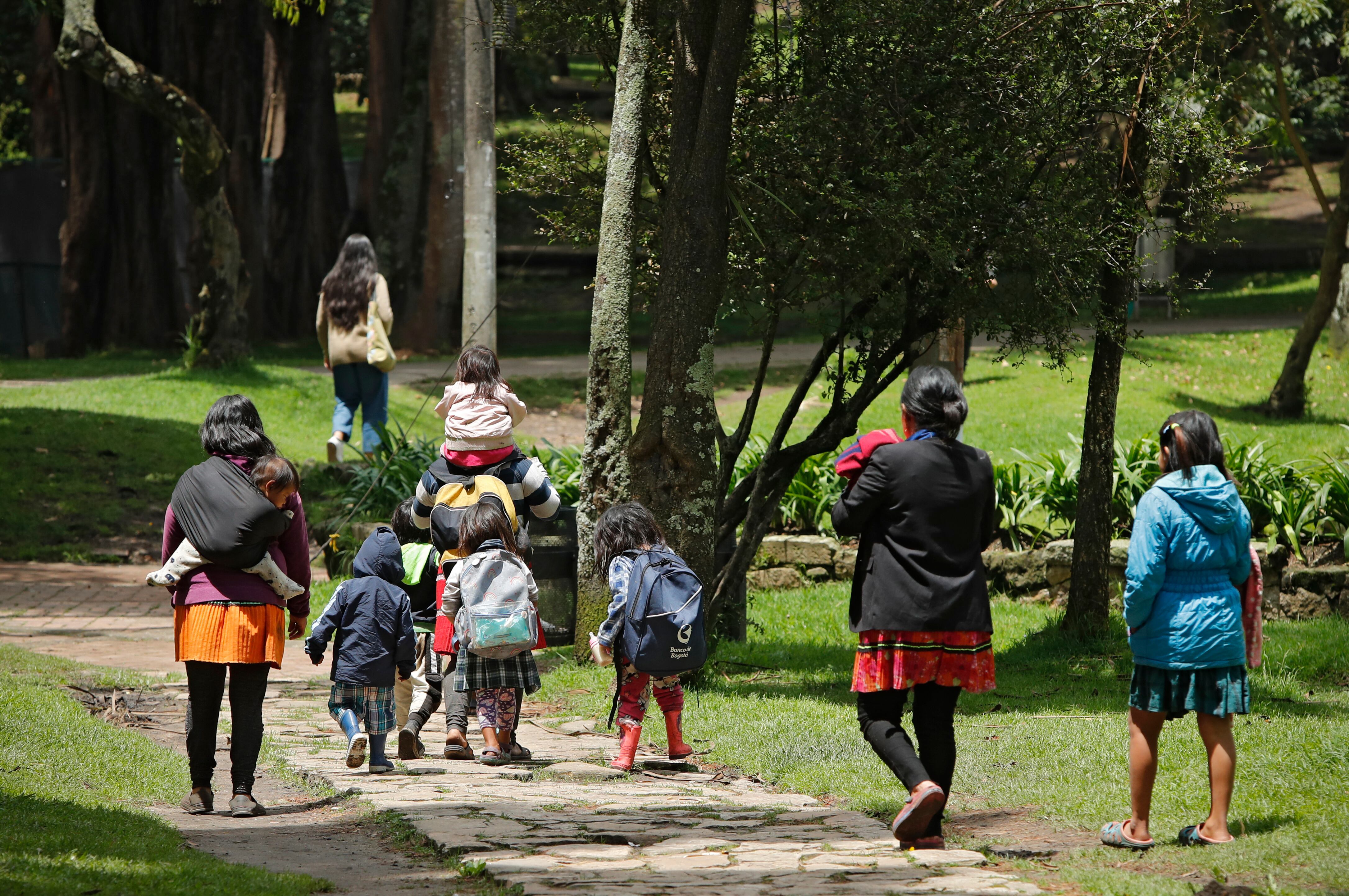 Comunidades Indígenas que  se  tomaron el Parque Nacional de Bogotá, reclamando ayudas económicas del Gobierno Nacional y de la Alcaldía de la ciudad
Bogota Mayo 12 del 2022
Foto Guillermo Torres Reina / Semana