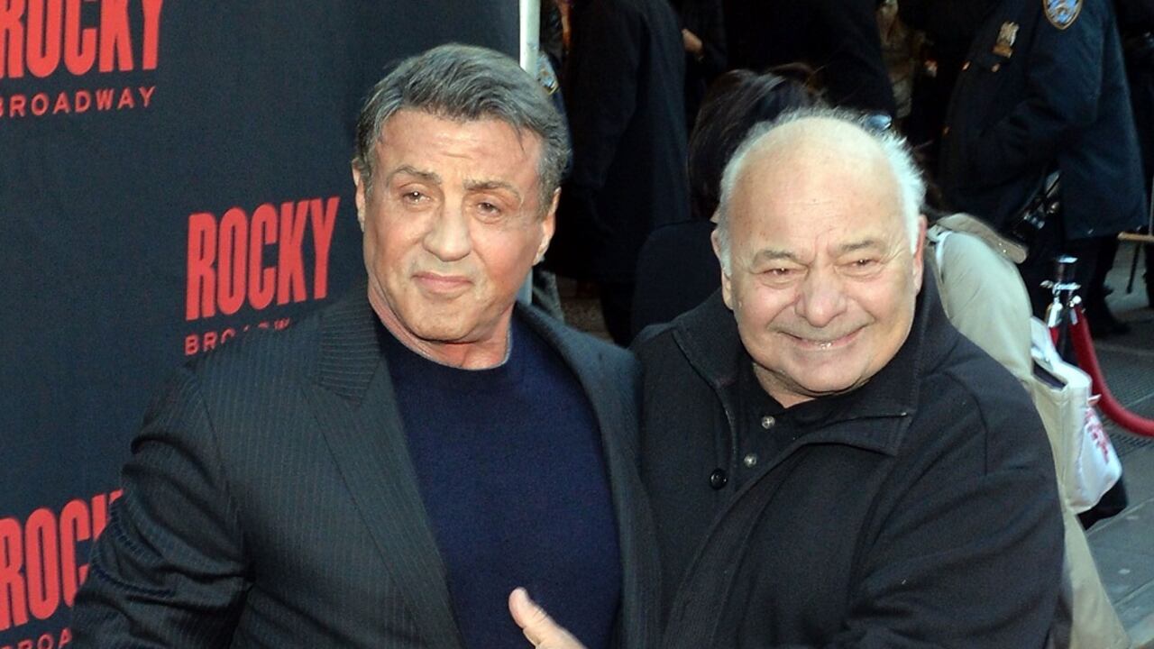 Burt Young y Sylvester Stallone fueron grandes amigos.