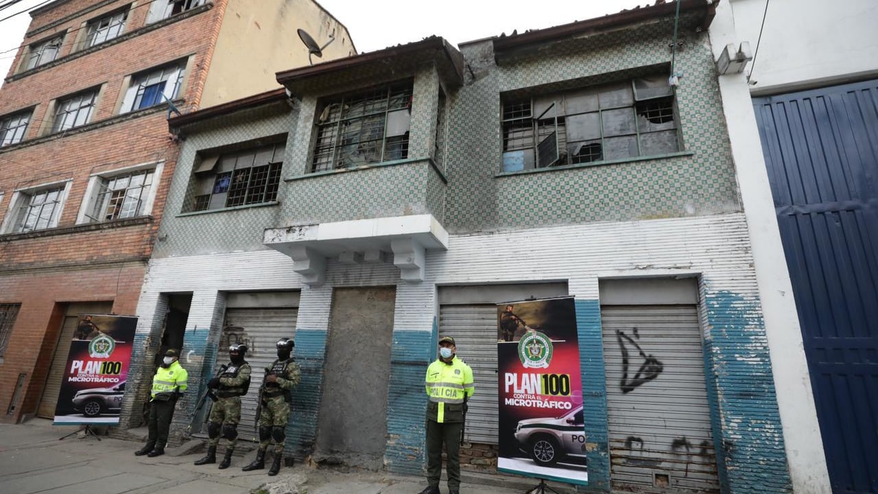 Demolición a casa dedicada a la venta de droga en el centro de Bogotá