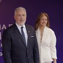 El expresidente Iván Duque durante la ceremonia de posesión de Abelardo De La Espriella.