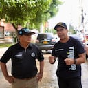 Alcalde Char por donde pasa el arroyo de la calle 85, en Barranquilla.