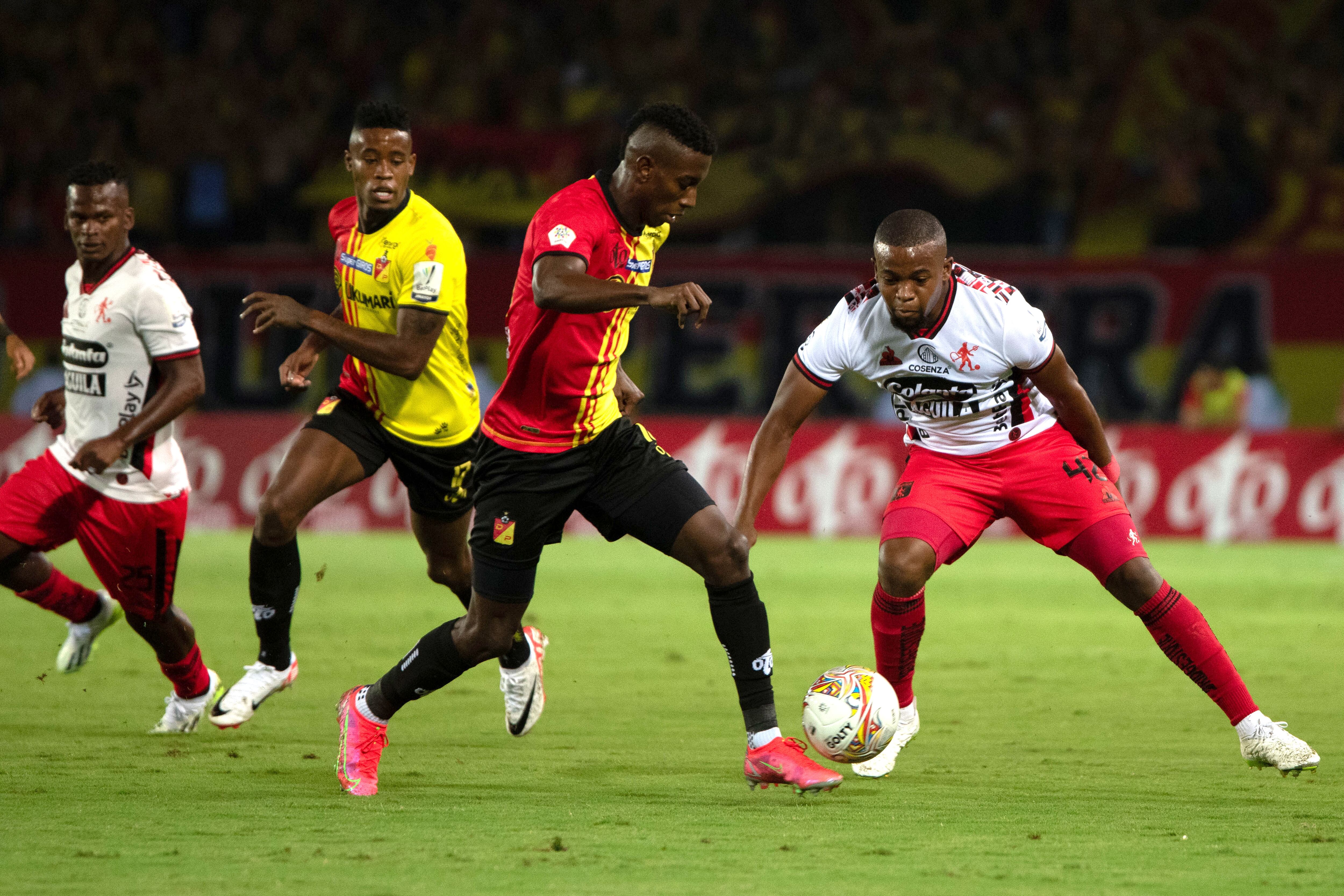 PEREIRA. Septiembre 30 de 2023. En el estadio Hernán Ramírez Villegas, el Deportivo Pereira se enfrenta al América de Cali, en un juego por la fecha 15 de la Liga Betplay 2. (Colprensa - Juan Sebastián Henao)