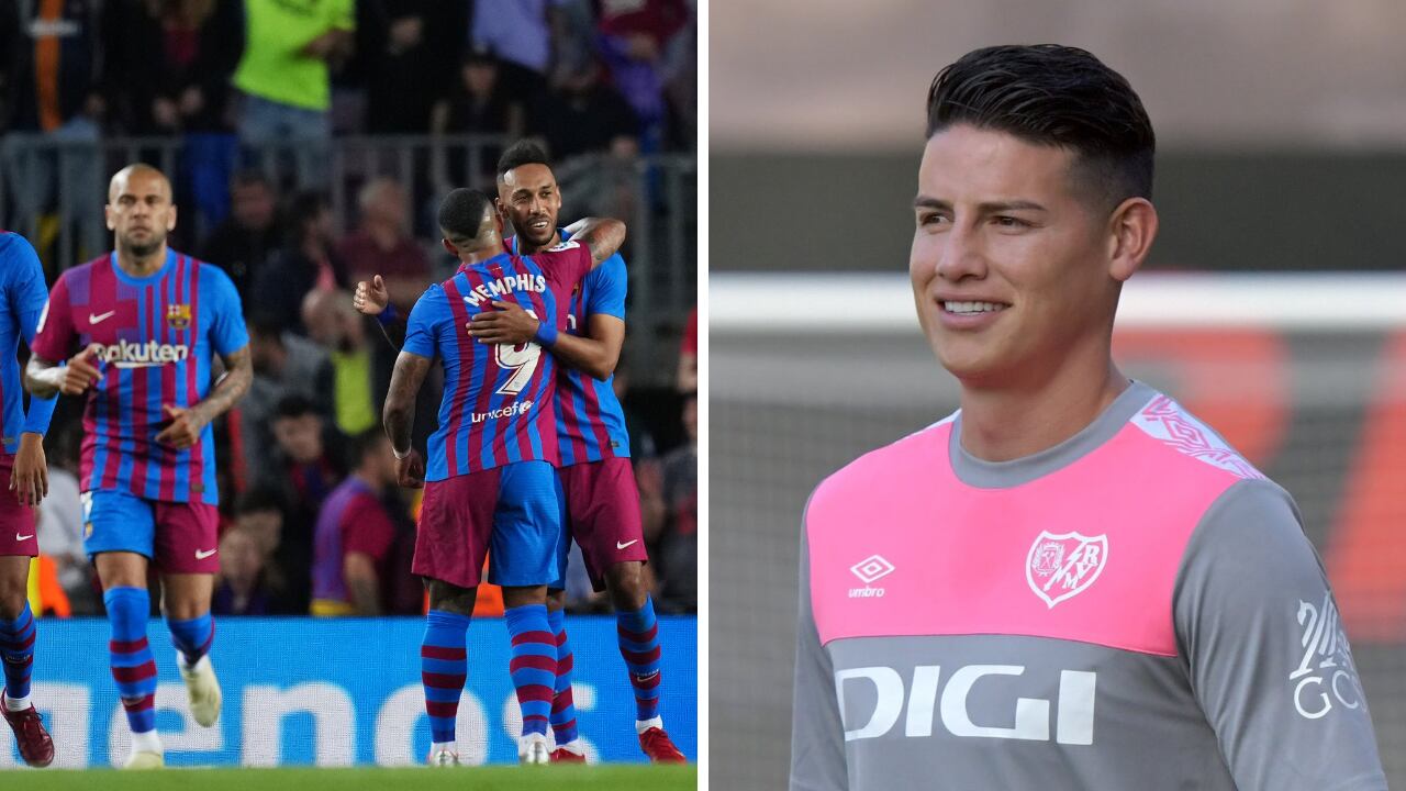 James Rodríguez se juntaría con Memphis Depay en Rayo Vallecano.