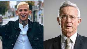El creador de contenido se mostró agradecido, pero afirmó que no idolatra al expresidente Álvaro Uribe.