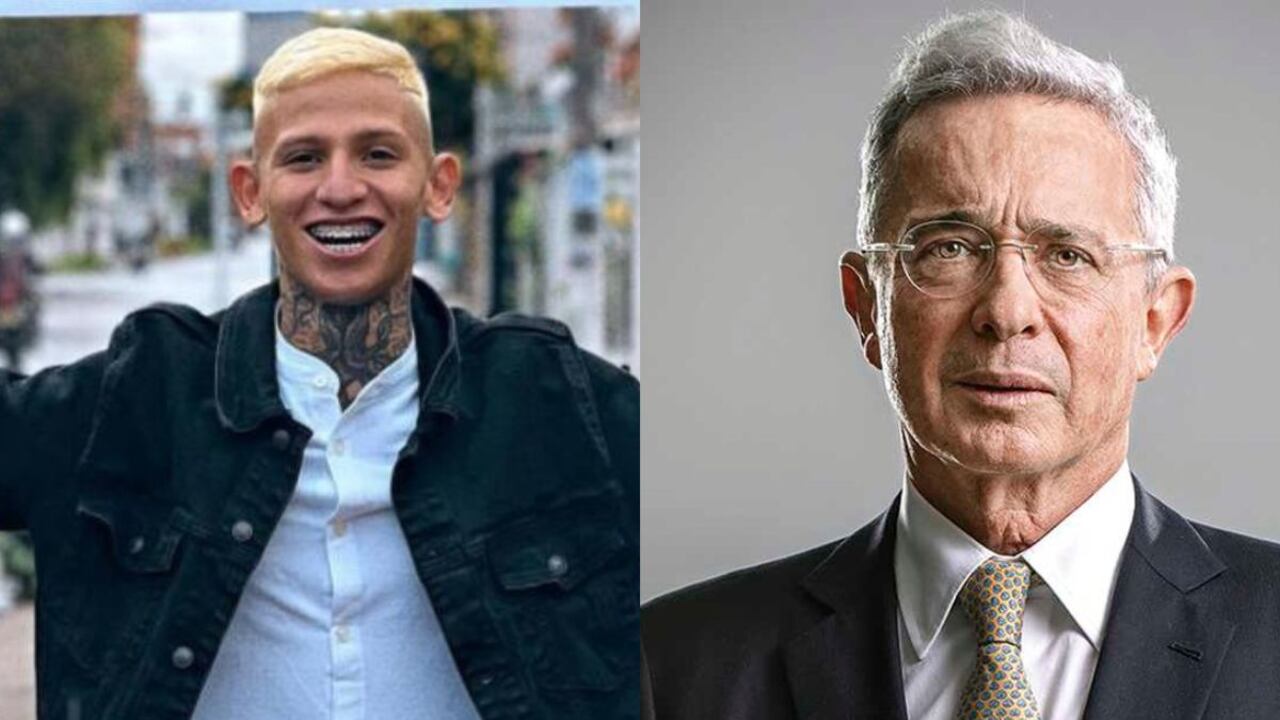 El creador de contenido se mostró agradecido, pero afirmó que no idolatra al expresidente Álvaro Uribe.