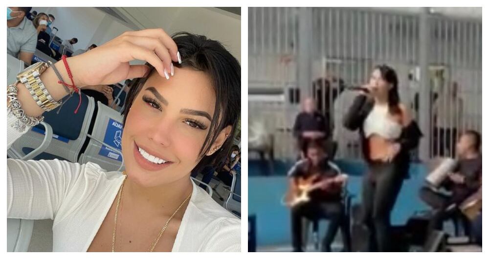 Ana del Castillo, en la parranda en La Picota