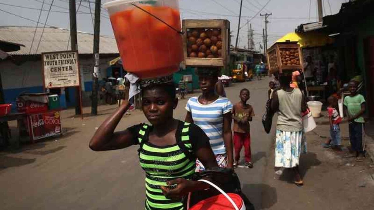 15. Liberia con un PIB per cápita de US$722 al año.