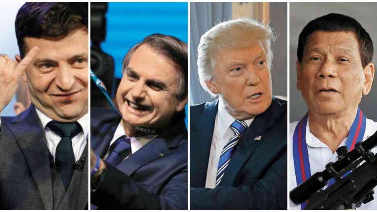 Políticos que vuelven su poder un chiste y ganan adeptos con sus mensajes.