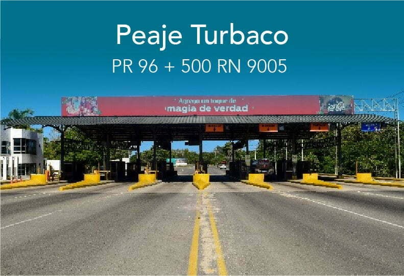 Peaje de Turbaco, en Bolívar.