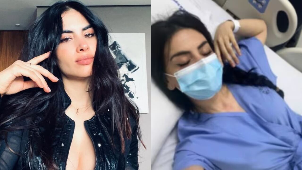 La presentadora rompió el silencio tras salir de la Fundación Santa Fe.