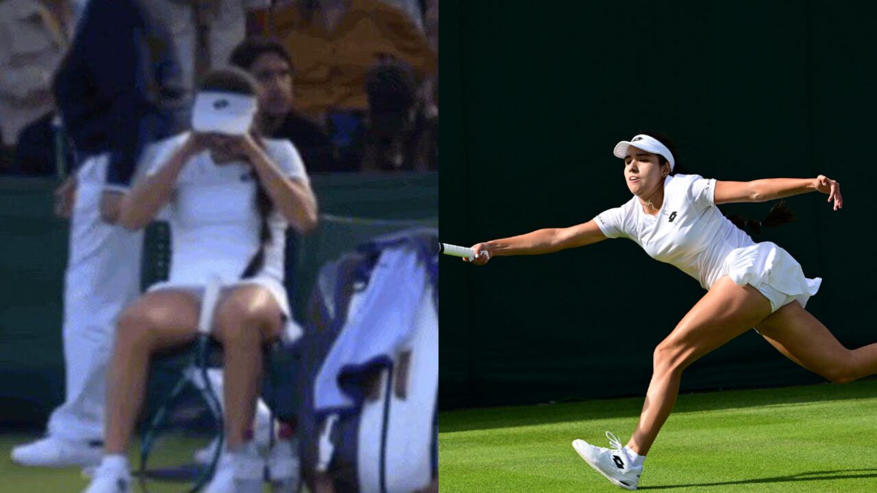 La colombiana se despidió en el comienzo de Wimbledon.