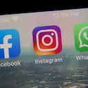 FILE - This photo shows the mobile phone app logos for, from left, Facebook, Instagram and WhatsApp in New York, Oct. 5, 2021. WhatsApp is adding more details to its privacy policy and flagging the information for European users. The update is to comply with a ruling from Irish regulators who slapped the chat service with a record fine for breaching strict EU data privacy rules. Starting Monday, Nov. 22 WhatsApp’s privacy policy will be reorganized to provide more information on the data it collects and how it’s used. (AP Photo/Richard Drew, file)