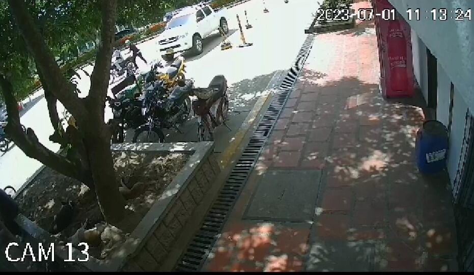 En video de cámaras de seguridad quedó grabado el asesinato del gerente de la empresa de transporte