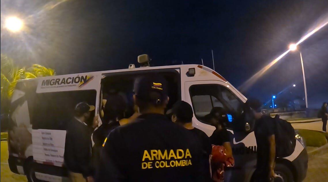 Los migrantes eran de India, Venezuela y Azerbaiyán.