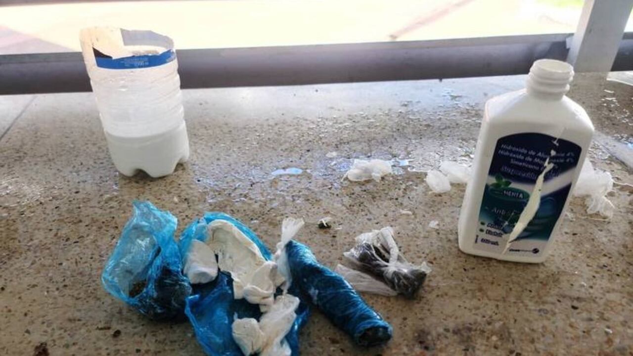 Droga en frasco de Milanta - Magangué, Bolívar.