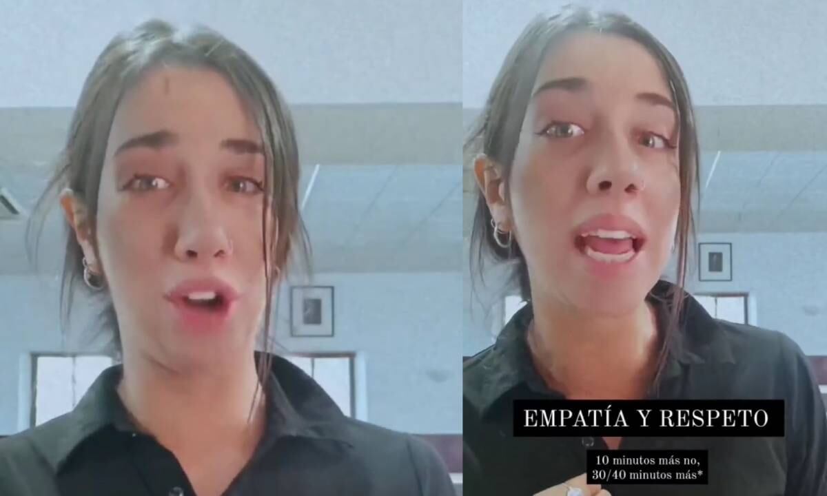 La mujer publicó un video y se hizo viral en las redes sociales