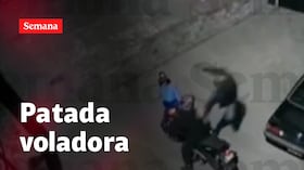 Con una patada voladora fue derribado un jefe de secuestros del Clan del Golfo en Bogotá