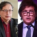 De izquierda a derecha: Gustavo Petro, Javier Milei y Gabriel Boric.