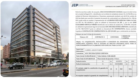 Nuevas dudas sobre el edificio donde funciona la JEP en Bogotá.