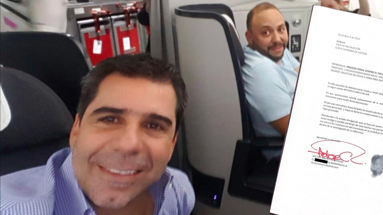 Alex Char con Héctor Amarís