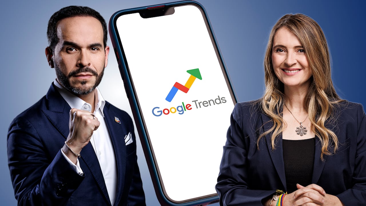 Abelardo de la Espriella barre en las búsquedas de Google Trends, en el último mes, y le gana a Paloma Valencia en todas las regiones.