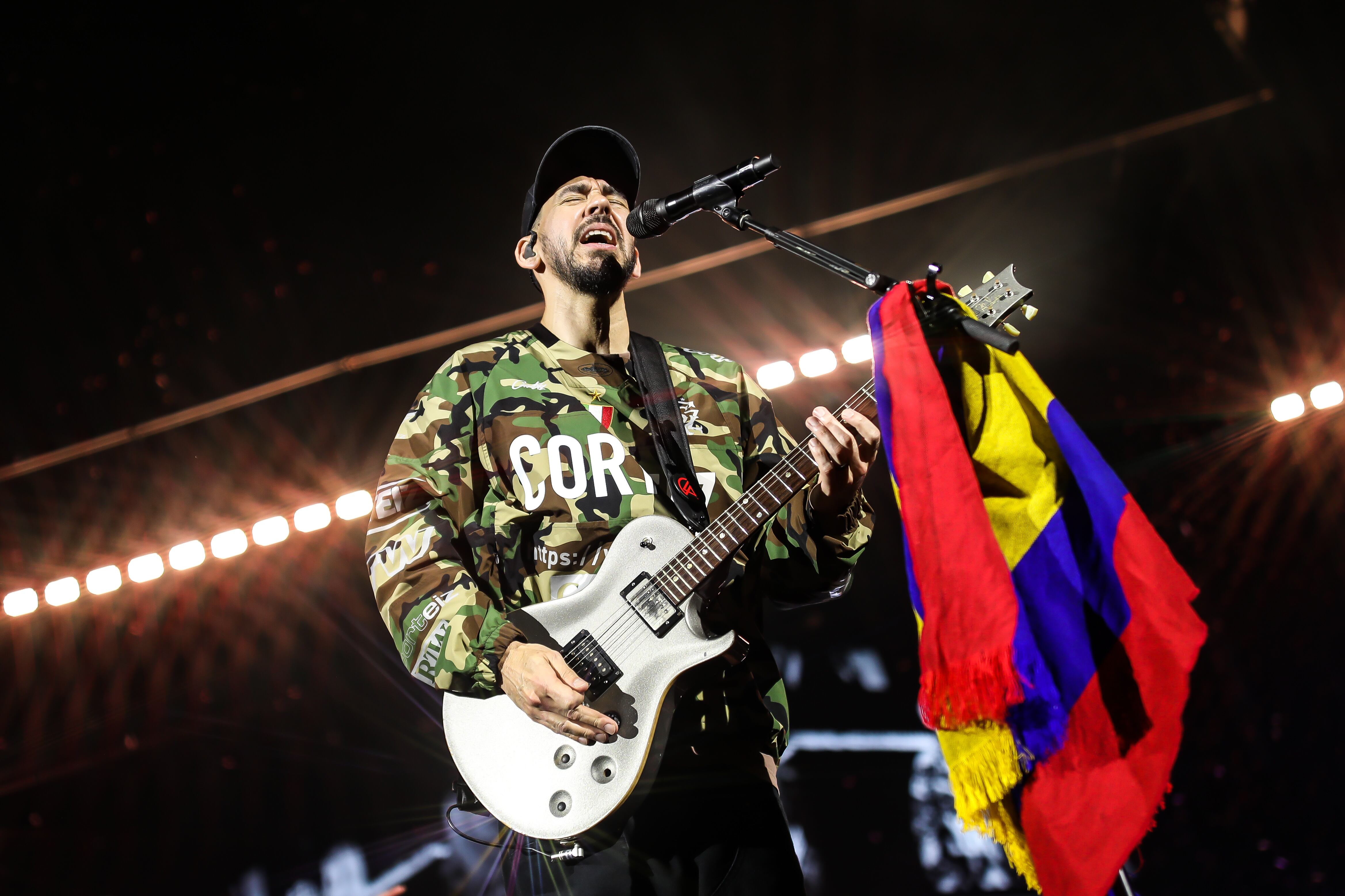 Linkin Park en el Vive Claro de Bogotá, el 25 de octubre de 2025.