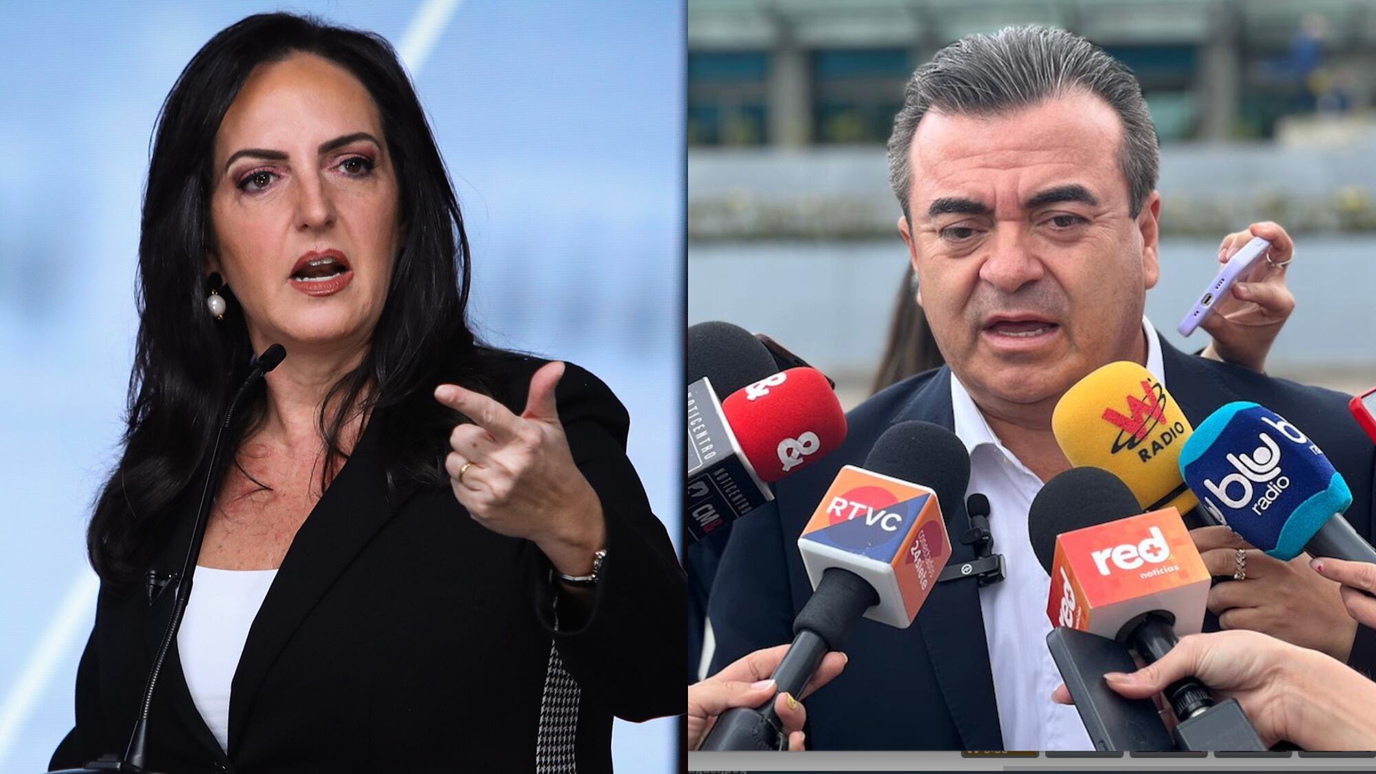 María Fernanda Cabal y Olmedo López, director de la UNGRD.