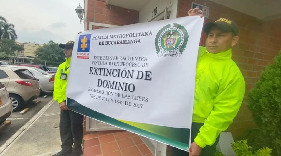 Los predios fueron ubicados en Bucaramanga, Floridablanca, Matanza y Los Santos.