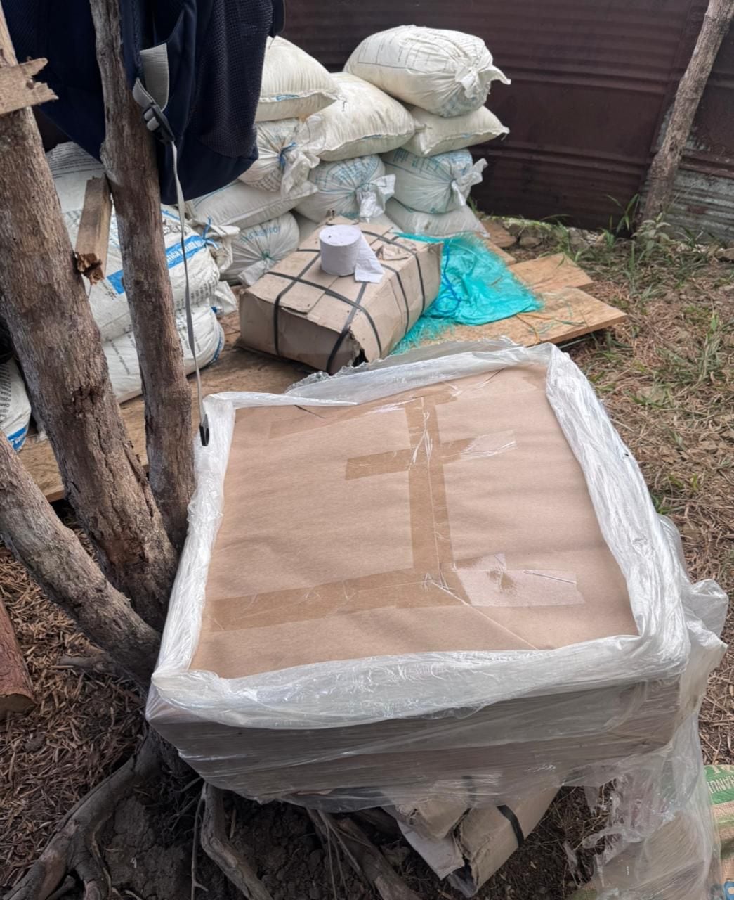 Cocaína encontrada en laboratorio de Los Comuneros del Sur.