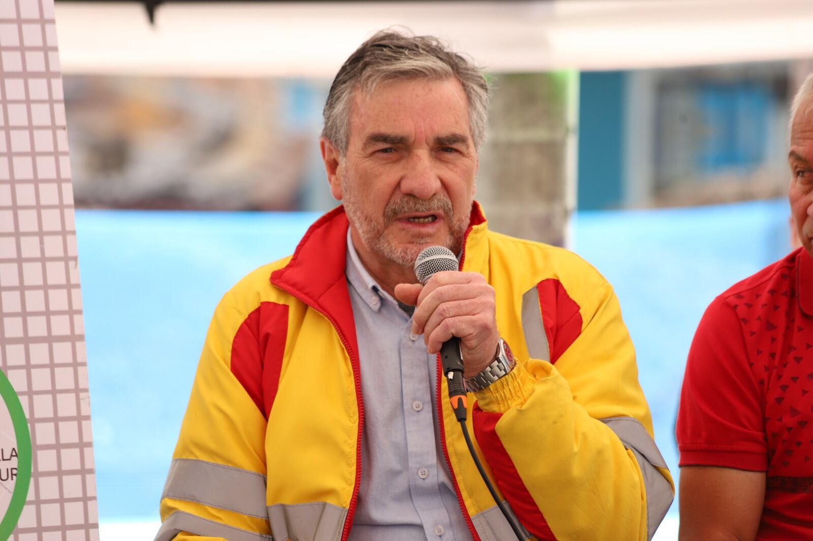 Director de la Unidad de Mantenimiento Vial, Álvaro Sandoval.