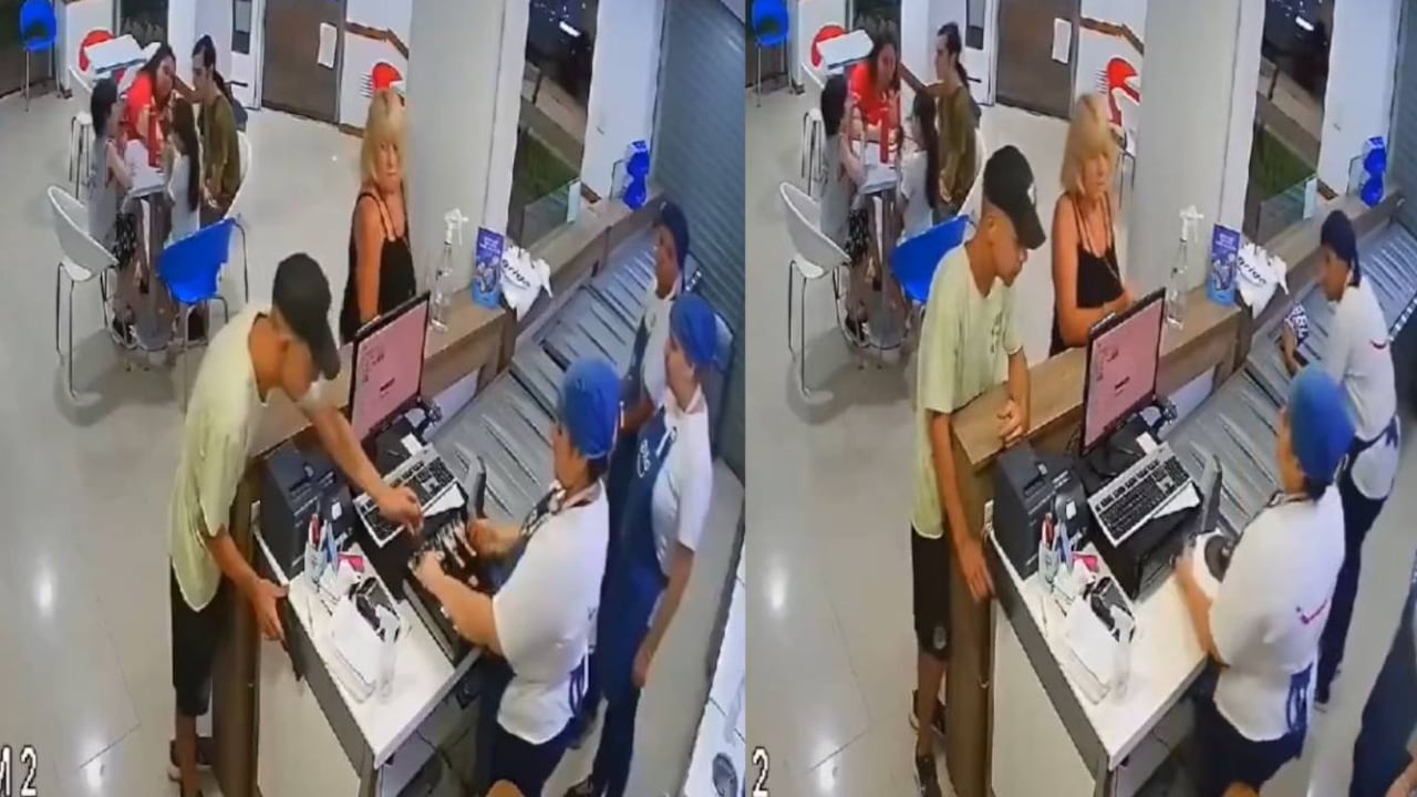 Las autoridades capturaron al delincuente gracias al trabajo de los empleados de la heladería