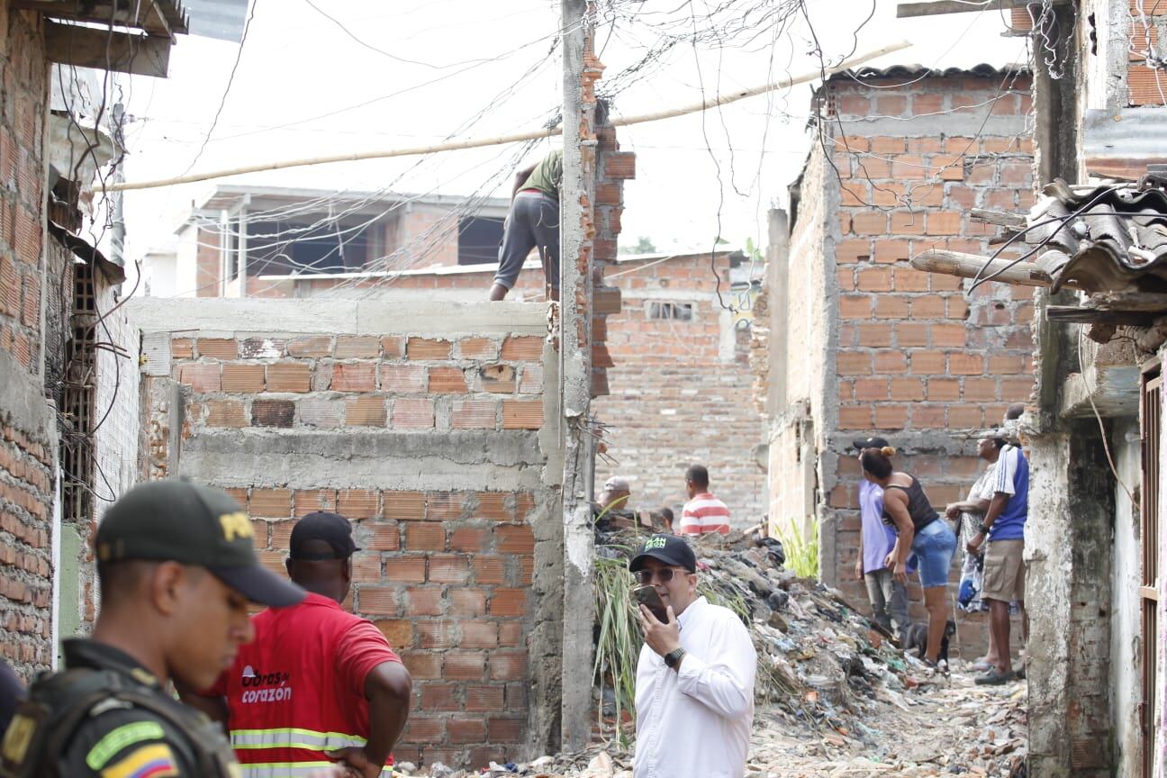 Los edificios ubicados en el barrio Comuneros eran foco de inseguridad y delitos.