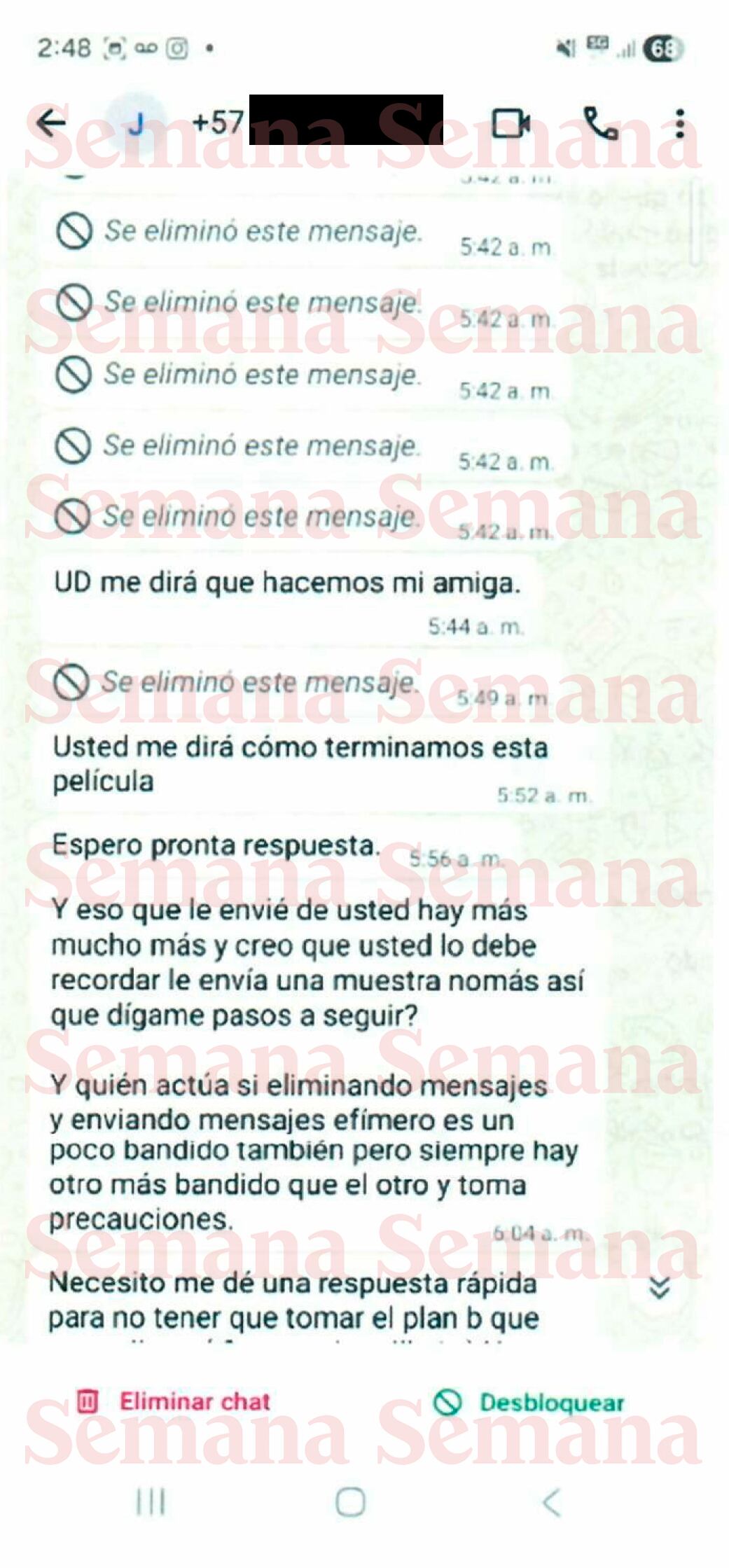 Chats denuncia Angie Rodríguez